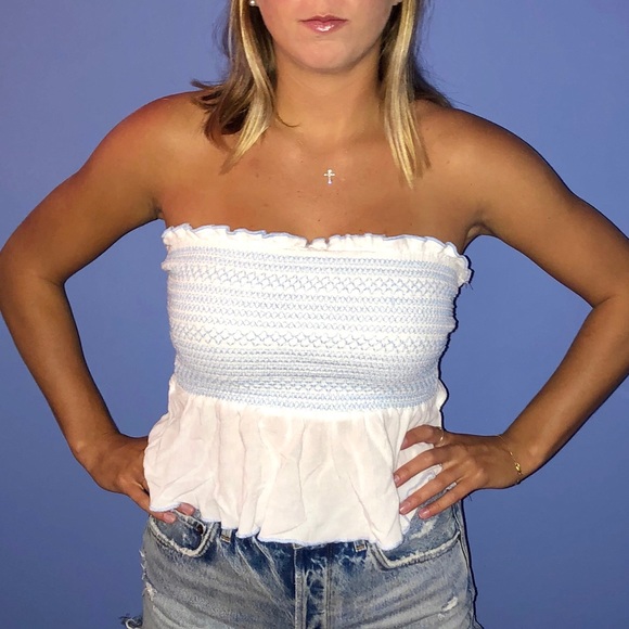 Free People Tops - Free People Carmen Reversible Smocked Tank Top